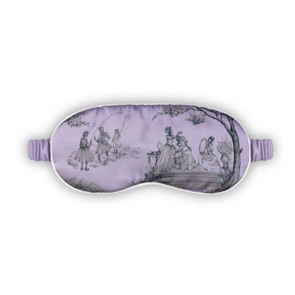 Harlem Toile Lilac Eye Mask