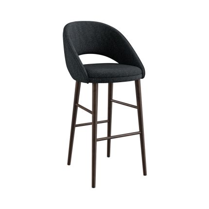 Ex-Display Dome Deco Bend Bar Chair - Articolo Black - Set of 2