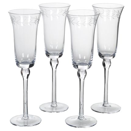 Jusa Champagne Flutes - Set of 4