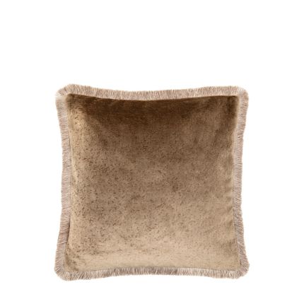 Velura Cushion - Brown