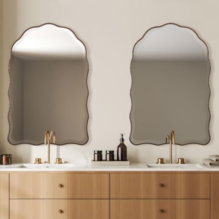 Irregular Mirror - Antique Bronze