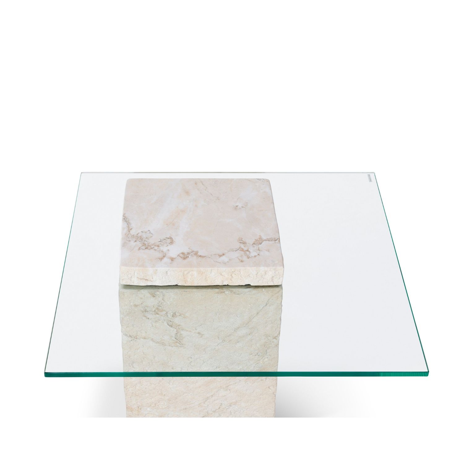 Liang & Eimil Rock Side Table - Beige Faux Marble | Liang & Eimil ...