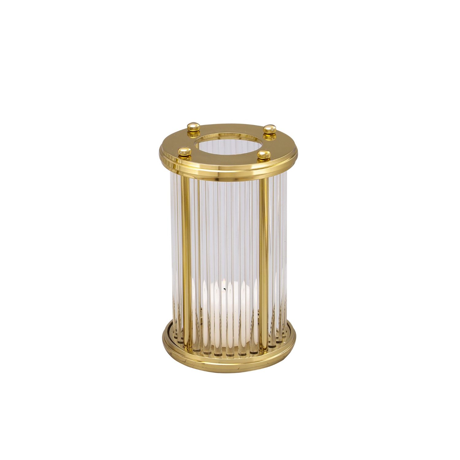 Liang & Eimil Hurricane Candle Holder - Gold Small | Liang & Eimil ...